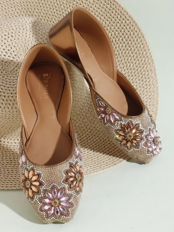 Copper_Synthetic_Leather_Bellies_For_Women