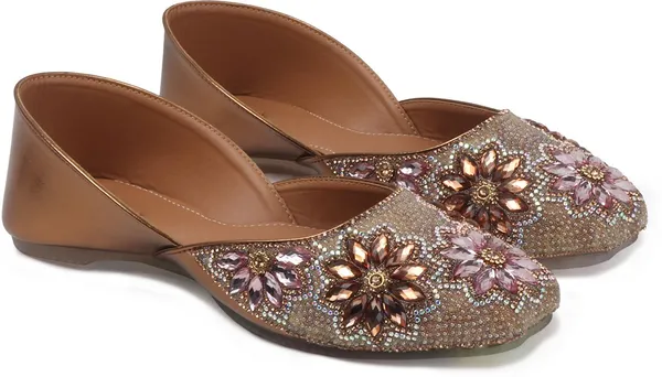 Antique_Synthetic_Leather_Party_Slip_On_Bellies_For_Women