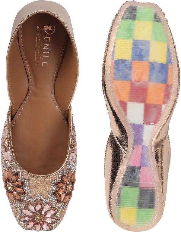 Gold_Synthetic_Leather_Bellies_For_Women