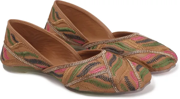 Beige_Synthetic_Leather_Bellies_For_Women