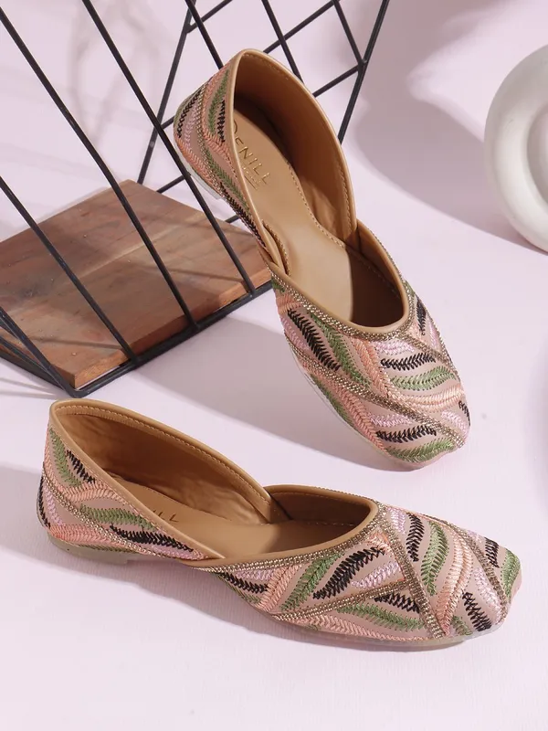 Pink_Synthetic_Leather_Bellies_For_Women