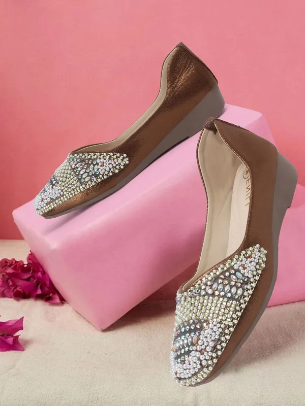 Copper_Synthetic_Leather_Bellies_For_Women