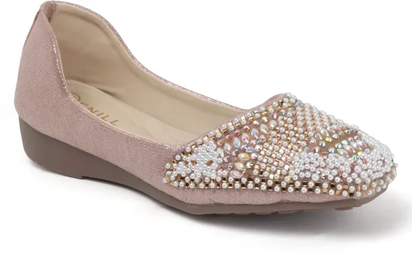 Pink_Synthetic_Leather_Bellies_For_Women