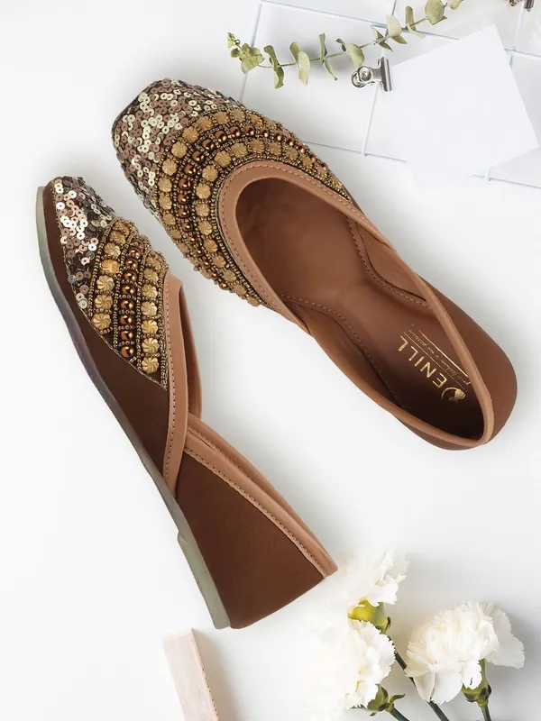 Brown_Synthetic_Leather_Bellies_For_Women