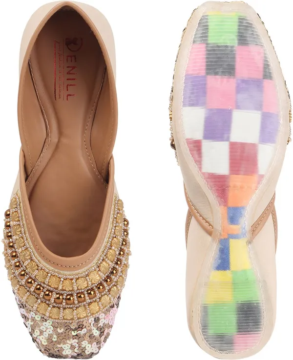 Beige_Synthetic_Leather_Bellies_For_Women