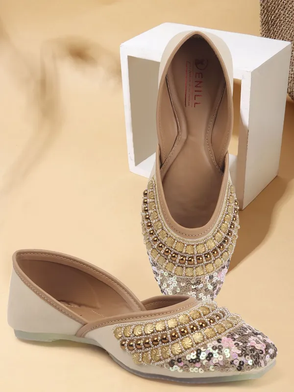 Beige_Synthetic_Leather_Bellies_For_Women