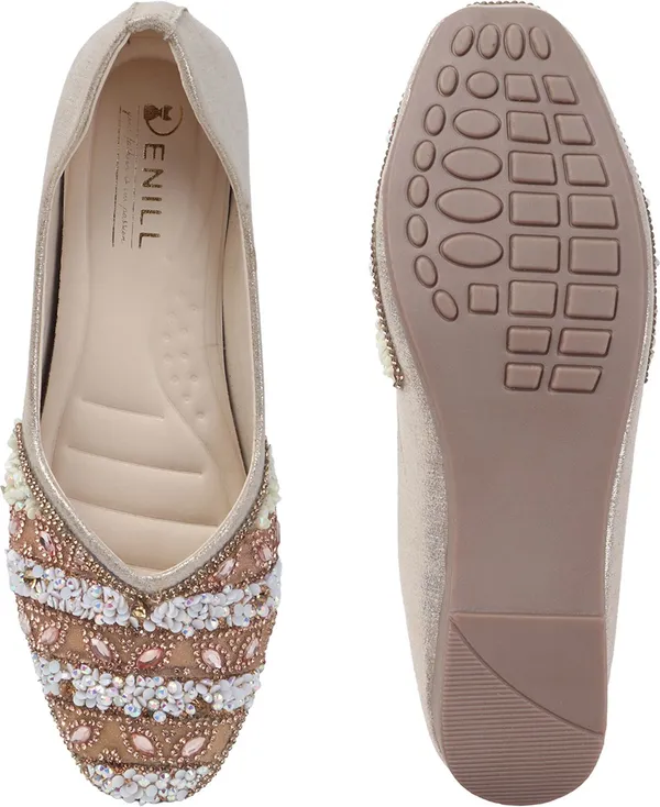 Gold_Synthetic_Leather_Bellies_For_Women
