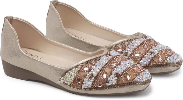Gold_Synthetic_Leather_Bellies_For_Women