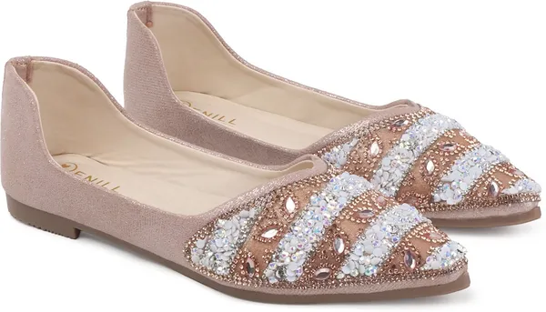 Pink_Synthetic_Leather_Bellies_For_Women