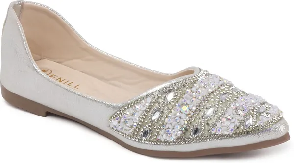 Silver_Synthetic_Leather_Bellies_For_Women