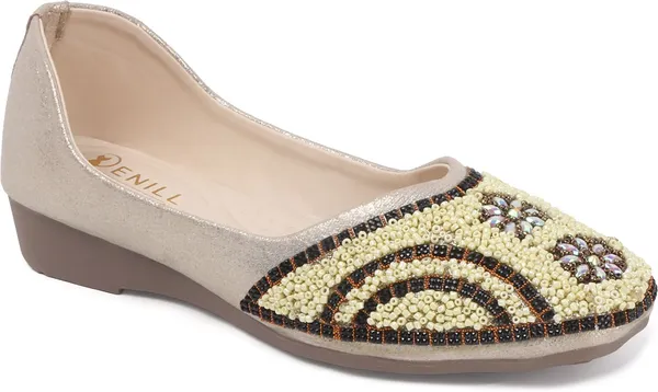 Gold_Synthetic_Leather_Bellies_For_Women