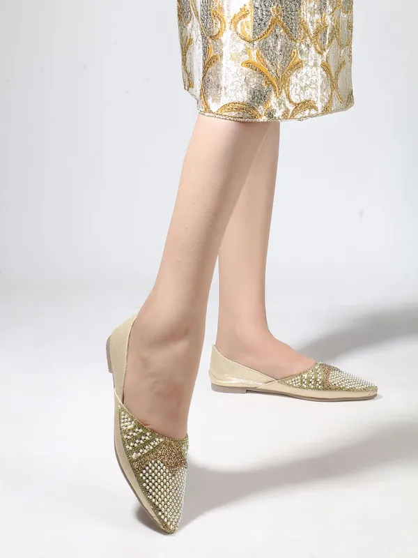 Gold_Synthetic_Leather_Bellies_For_Women