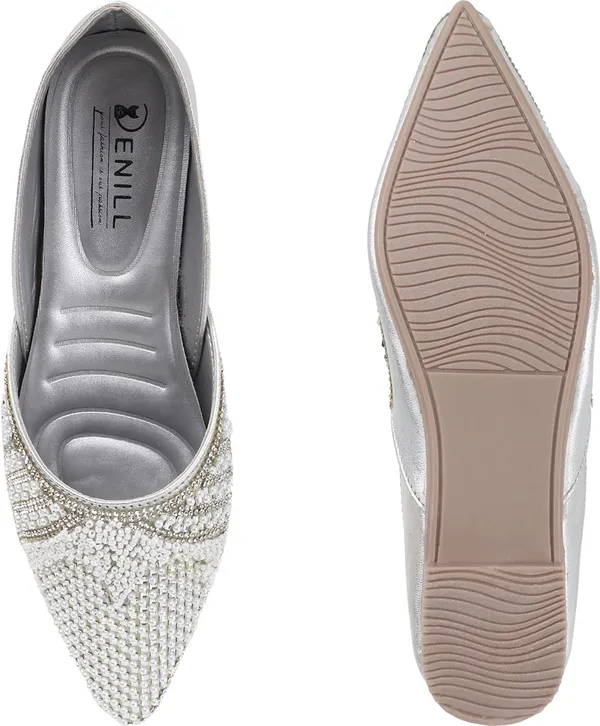 Silver_Synthetic_Leather_Bellies_For_Women