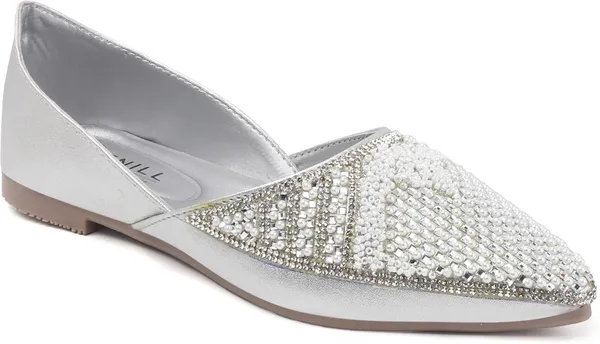 Silver_Synthetic_Leather_Bellies_For_Women