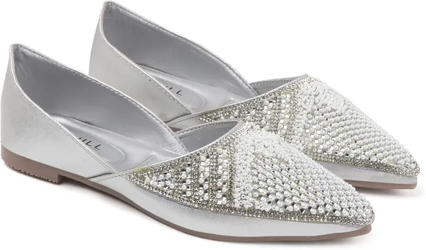 Silver_Synthetic_Leather_Bellies_For_Women