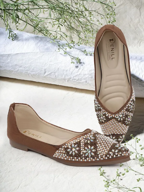 Copper_Synthetic_Leather_Bellies_For_Women