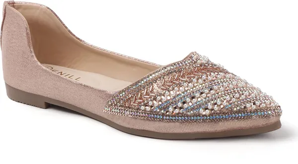 Pink_Synthetic_Leather_Bellies_For_Women