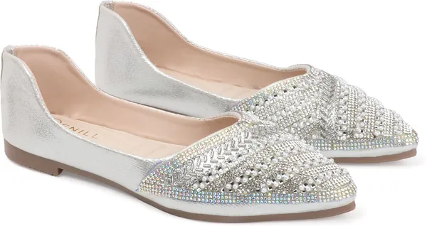 Silver_Synthetic_Leather_Bellies_For_Women