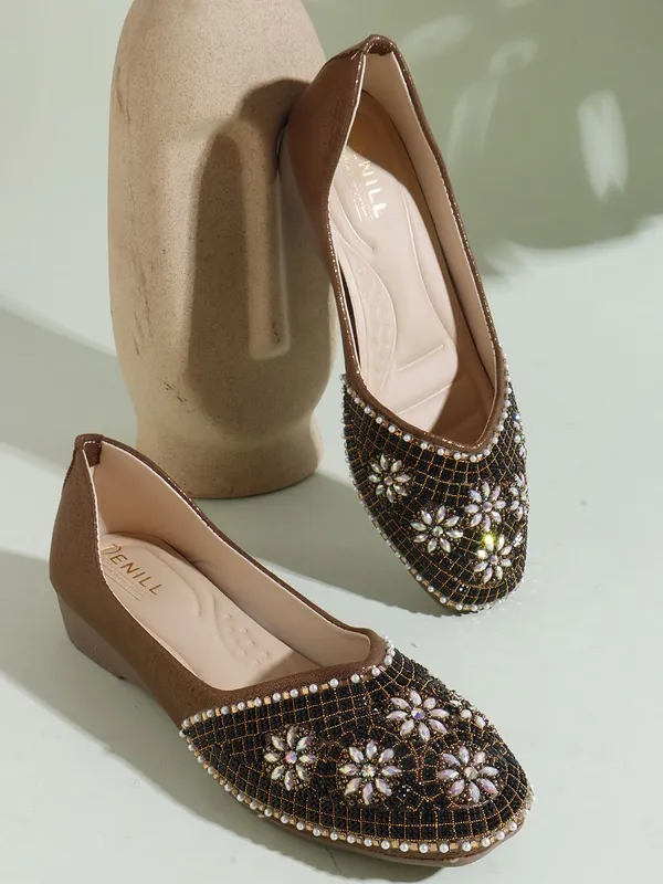 Copper_Synthetic_Leather_Bellies_For_Women