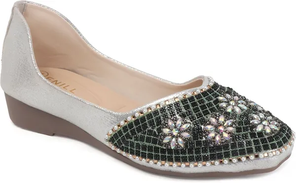 Silver_Synthetic_Leather_Bellies_For_Women