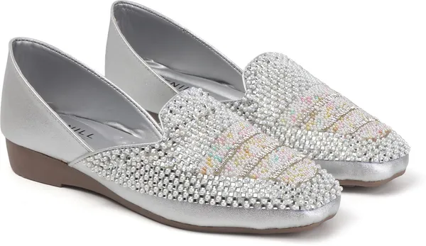 Silver_Synthetic_Leather_Bellies_For_Women