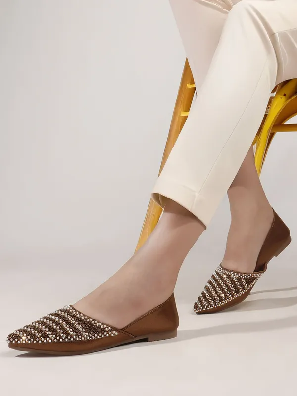 Copper_Synthetic_Leather_Bellies_For_Women