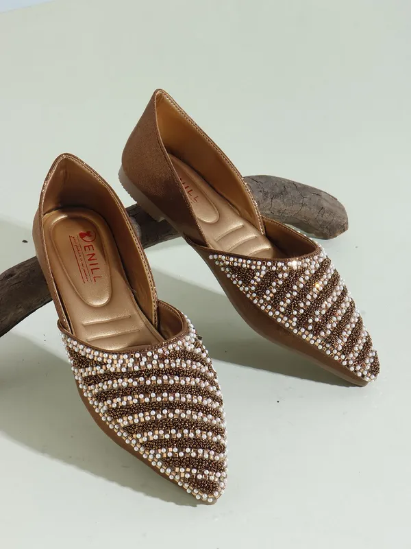 Copper_Synthetic_Leather_Bellies_For_Women