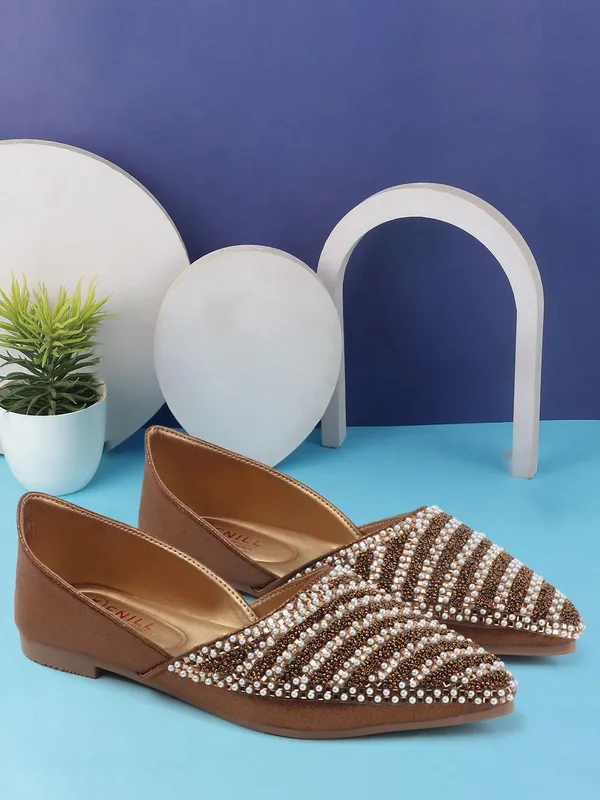 Copper_Synthetic_Leather_Bellies_For_Women