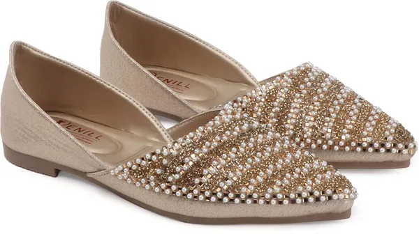 Gold_Synthetic_Leather_Bellies_For_Women