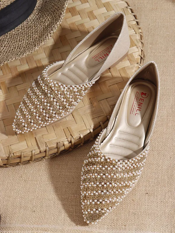 Gold_Synthetic_Leather_Bellies_For_Women