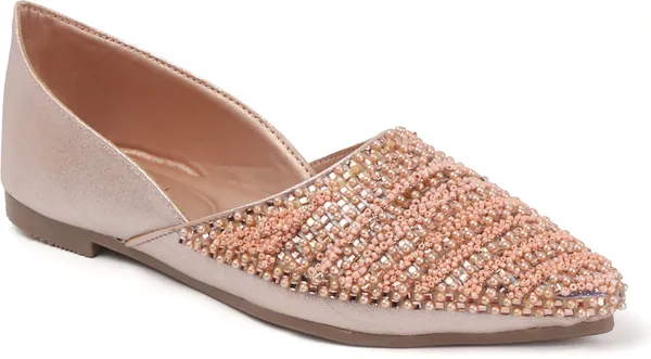 Pink_Synthetic_Leather_Bellies_For_Women