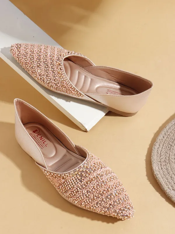 Pink_Synthetic_Leather_Bellies_For_Women