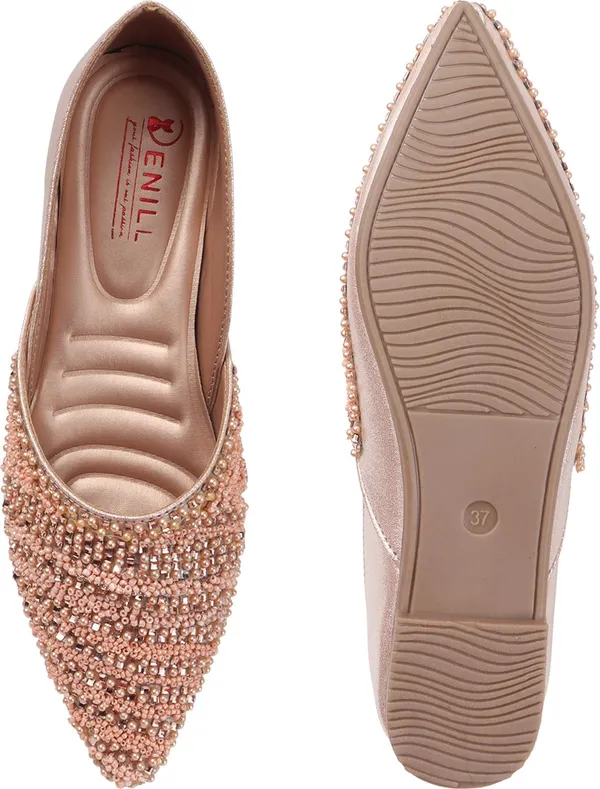 Pink_Synthetic_Leather_Bellies_For_Women