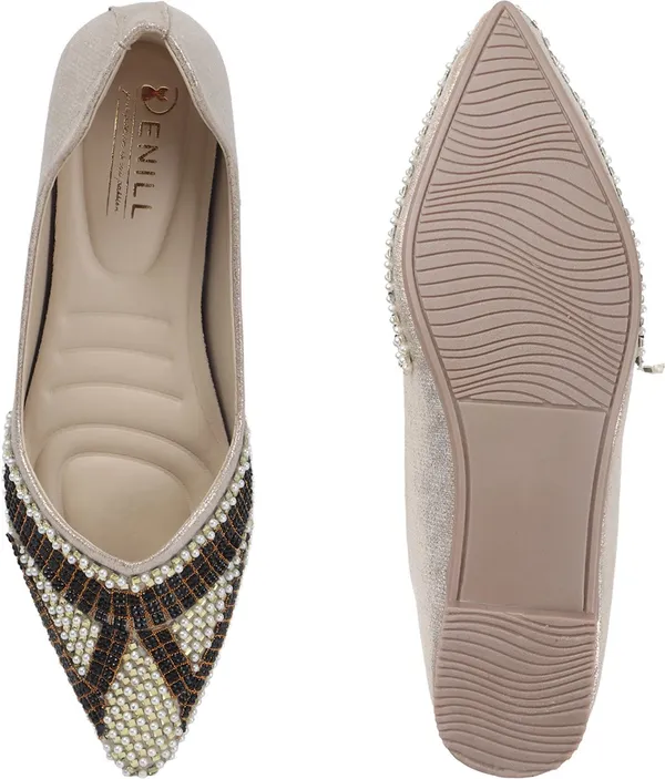 Beige_Synthetic_Leather_Bellies_For_Women