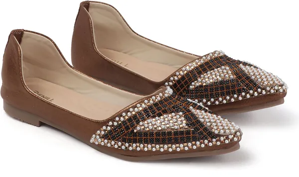Copper_Synthetic_Leather_Bellies_For_Women