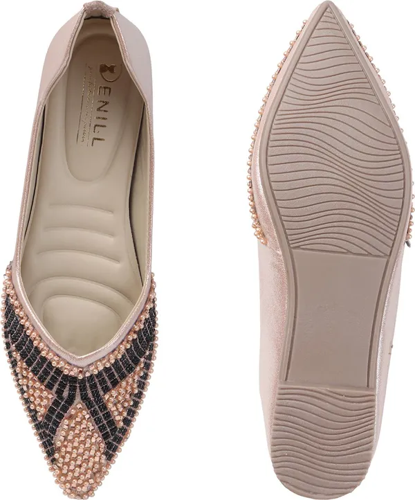 Pink_Synthetic_Leather_Bellies_For_Women