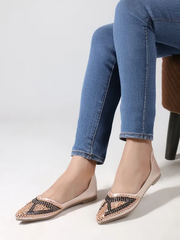 Pink_Synthetic_Leather_Bellies_For_Women