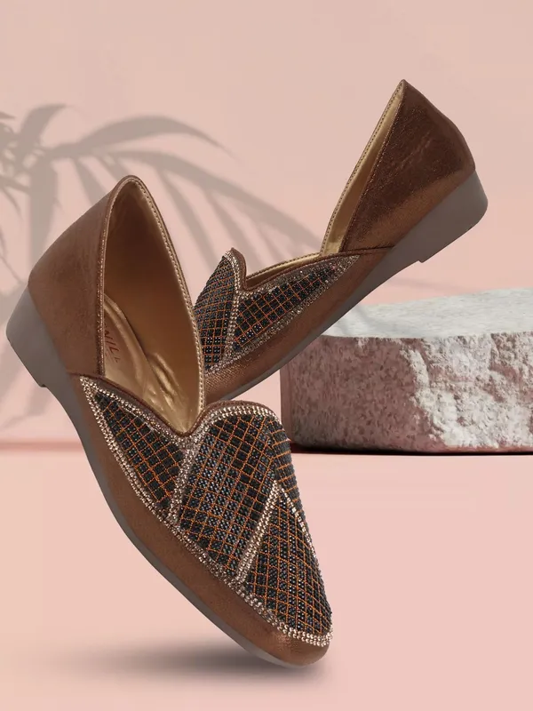 Copper_Synthetic_Leather_Bellies_For_Women