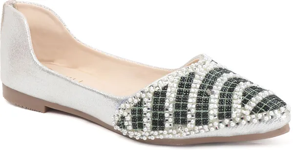 Silver_Synthetic_Leather_Bellies_For_Women
