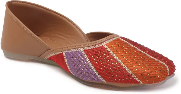 Beige_Synthetic_Leather_Bellies_For_Women