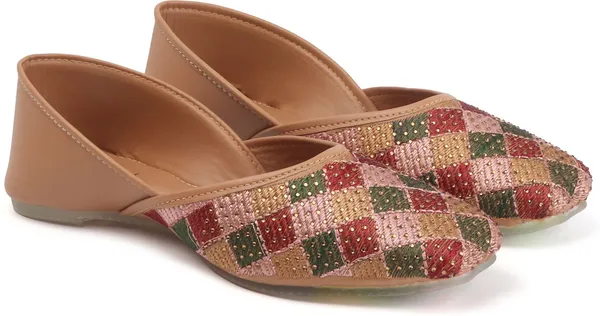 Beige_Synthetic_Leather_Bellies_For_Women