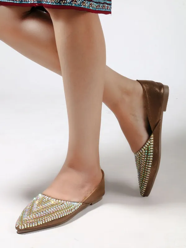Copper_Synthetic_Leather_Bellies_For_Women