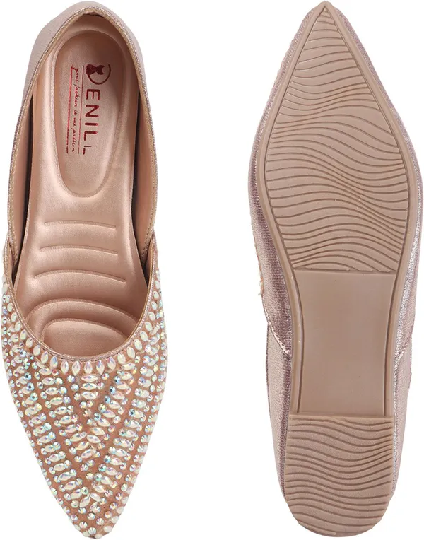 Pink_Synthetic_Leather_Bellies_For_Women