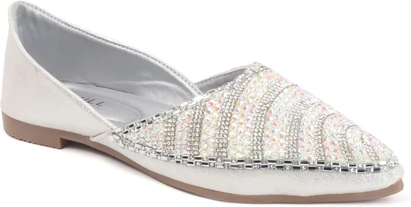 Silver_Synthetic_Leather_Bellies_For_Women