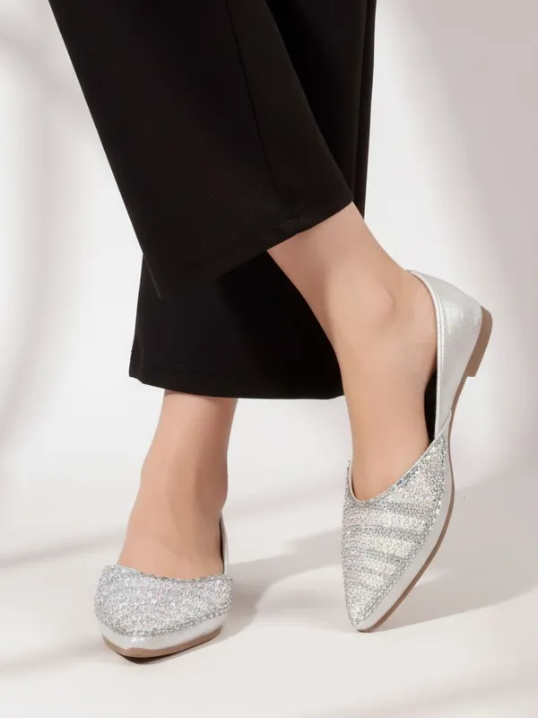Silver_Synthetic_Leather_Bellies_For_Women
