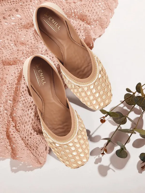 Beige_Synthetic_Leather_Bellies_For_Women