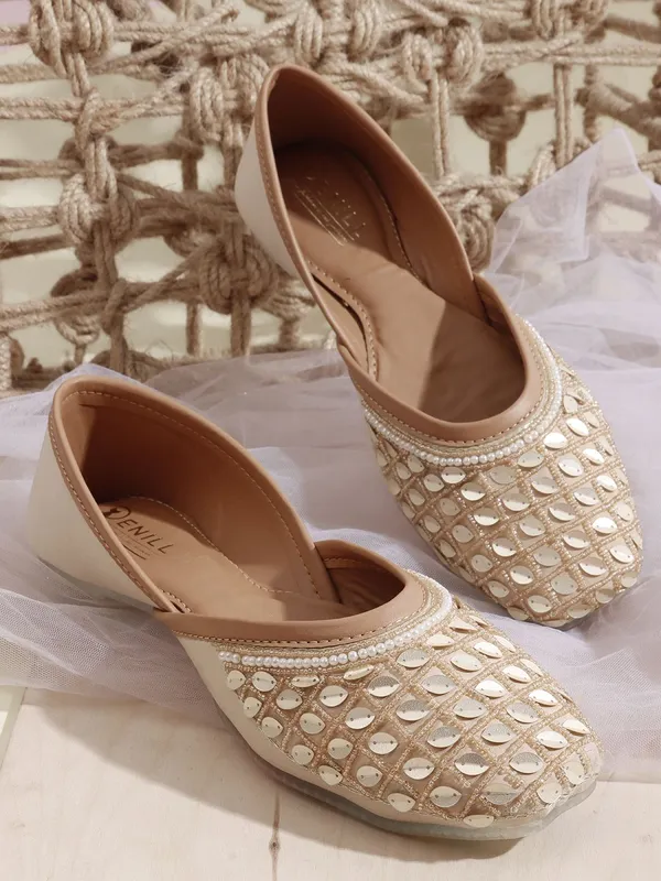 Beige_Synthetic_Leather_Bellies_For_Women