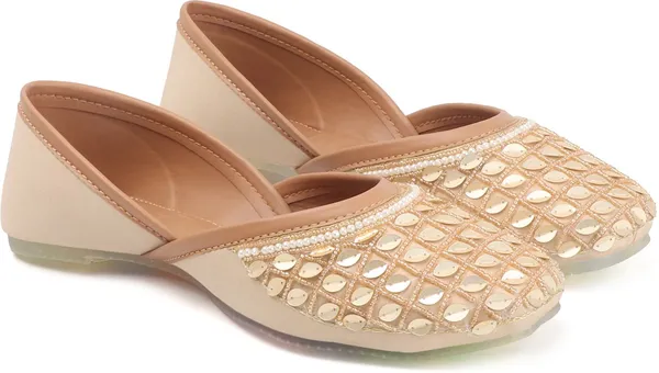 Beige_Synthetic_Leather_Bellies_For_Women