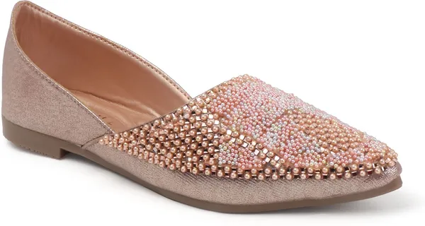Pink_Synthetic_Leather_Bellies_For_Women
