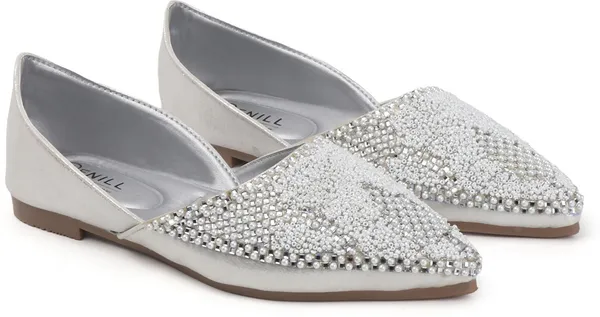 Silver_Synthetic_Leather_Bellies_For_Women